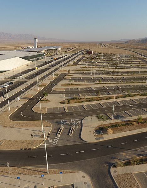Ramon Airport (named after Ilan and Assaf Ramon) in Timna